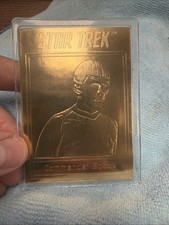“Star Trek 22kt Gold Card