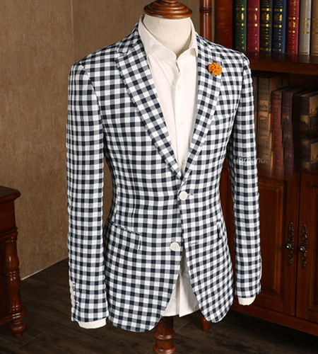 Handsome black white check - handsome,