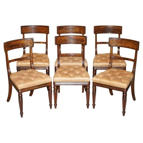 Six fine antique regency 1820 - six,