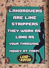 FUNNY QUOTE LAND ROVER/