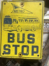 Vintage Old  Metro Bus Stop