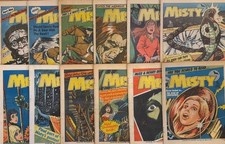 Vintage MISTY comics x 12 (all