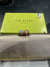 Ted Baker Women's Leather Solange Twisted Crystal Bobble Matinee Purse Rose Gold