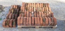 72 Triangle Reclaimed Coping Bricks Soft Reds