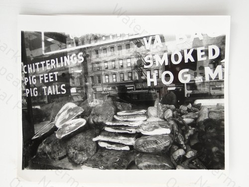 Butcher shop window - butcher,