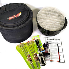 BUDWEISER BBQ Grill Set Carry Cool Bag Easy Assembly Portable Festival Beach
