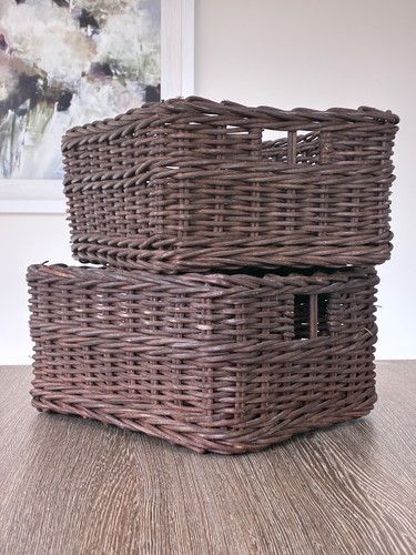 Ikea byholma basket - basket,, brown