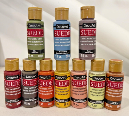 Decoart suede acrylic paint - decoart,