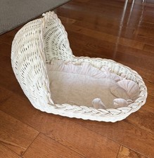 Vintage Wicker Baby Doll