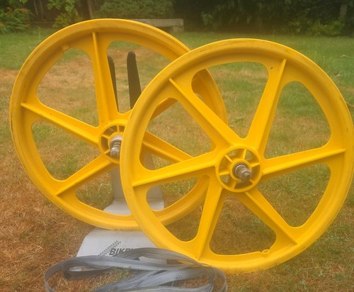 Yellow skyway spoke bmx mag - yellow,
