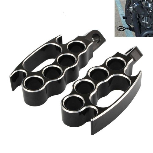 Motorcycle black cnc foot - cnc,