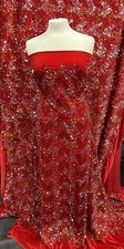 1meter Red Gold  Trim sequin