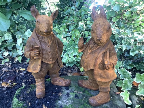 Pair rusty rabbit ratty - pair,