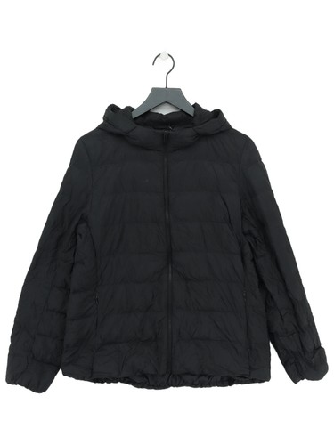 Uniqlo parka jacket - uniqlo, black