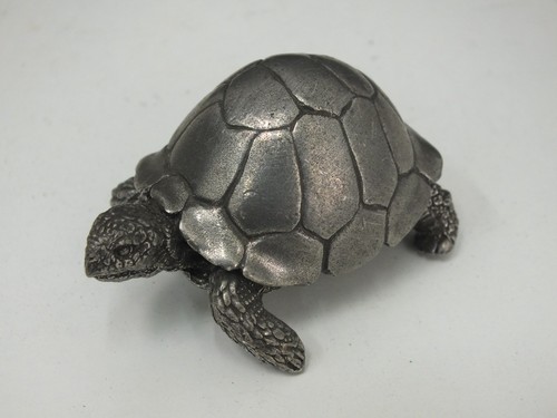 Vintage pewter tortoise royal - pewter,