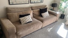 Settee With 2 Matching Poofs
