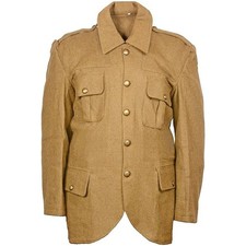 WW1 British Army Jacket Brown Wool British Reproduction Uniform Army Regiment