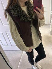 vintage Women’s brown faux