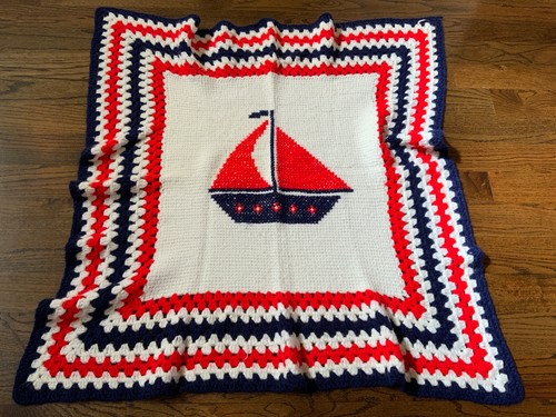 Nautical patriotic crochet - patriotic,