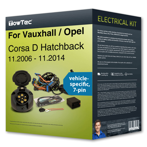 Towbar wiring kit - , 7-pin