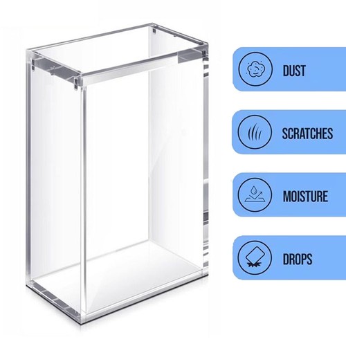 Transparent card organizer box - transparent,