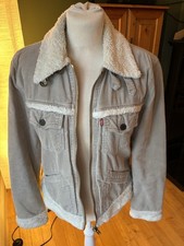 beige corduroy jacket with a