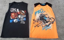 Boys 2 Sleeveless T-Shirts