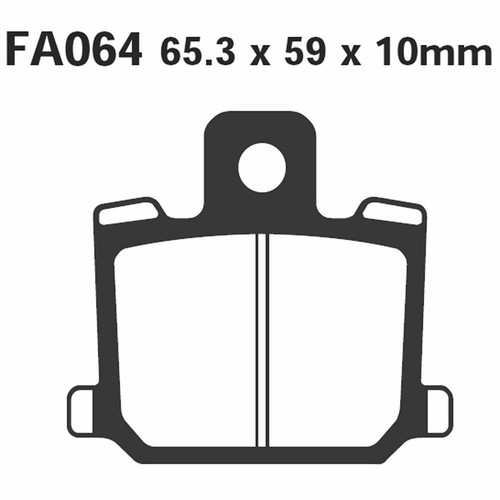 Ebc pair brake pads - pair, of