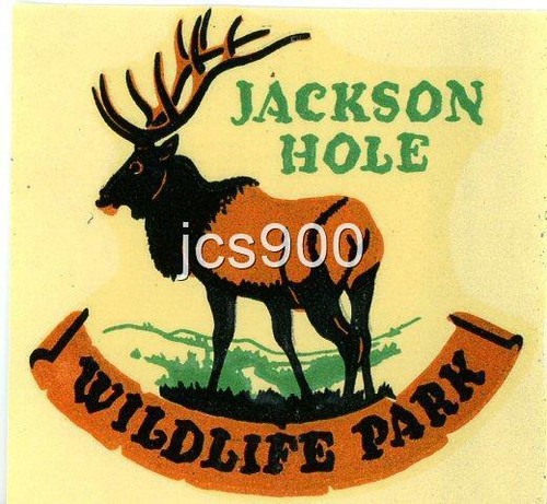 Vintage jackson hole wildlife - jackson,