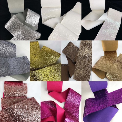 Chunky glitter fabric - glitter, 16cm