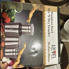 Revel Stainless Steel Wet N Dry Grinder CM102
