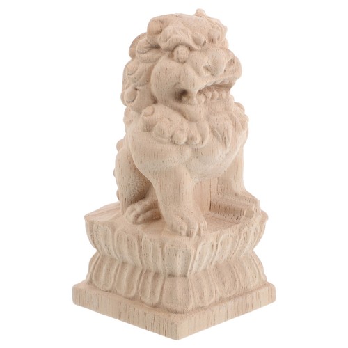 Decorative wooden lion - lion, finials
