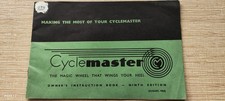 Cyclemaster owners instruction booklet 1954/5