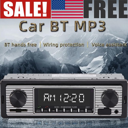 Bluetooth car stereo - stereo, retro