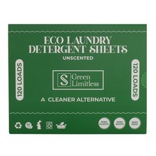 Green Limitless Eco Laundry Detergent 120 Sheets Loads Unscented