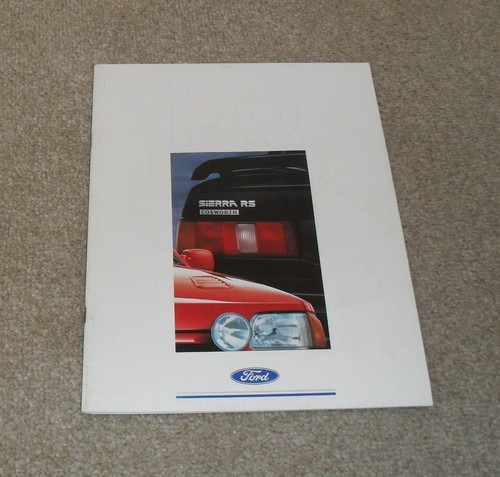 Ford brochure 1988 escort - rs,