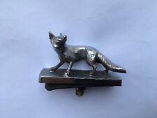 C1960s VINTAGE FOX CHROME PLATED CAR MASCOT