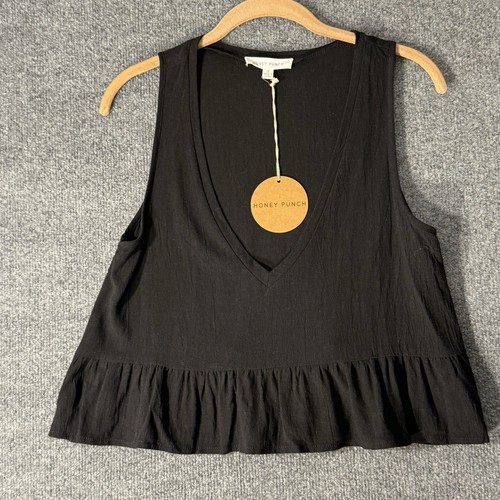 Honey punch tank neck - honey,