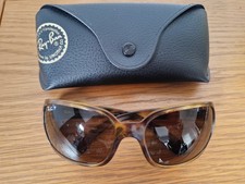 Ray-Ban RB4068 642/57 3P Wrap Brown Havana Sunglasses Polarised 