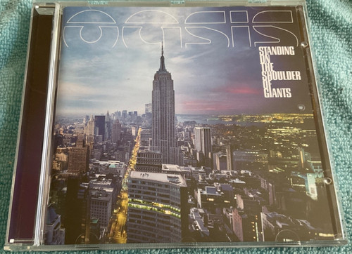 Oasis standing on the - -,