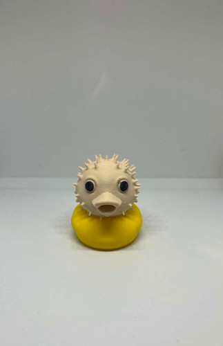 Printed puffer fish - 3d, duck