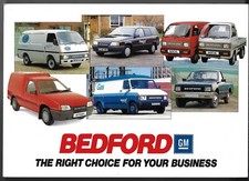 Bedford Van & Pick-Up Range 1987 UK Foldout Brochure Rascal Astra Midi CF2 KB