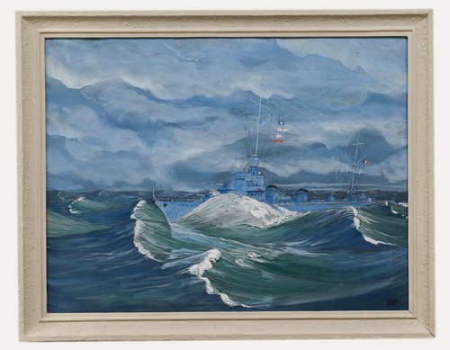 French school 1943 gouache - french,