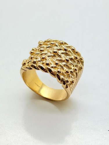 9ct yellow solid gold - gold, row