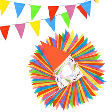 Multicolour Triangle Bunting