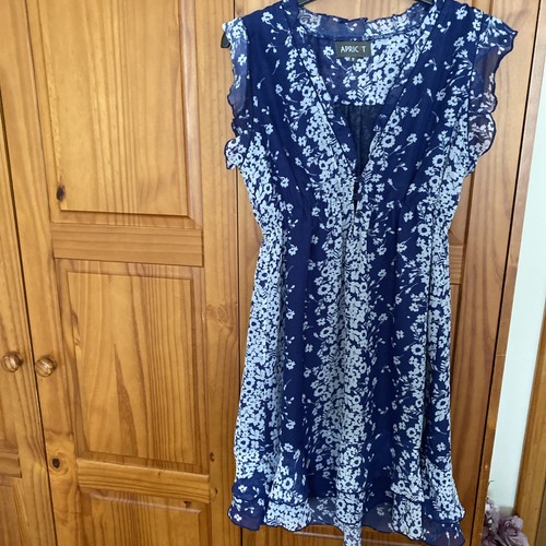 Ladies apricot floral - floral, dress