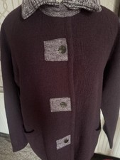 yacco maricard jacket 100% Wool Size 10/14 Brown