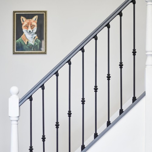 Deluxe straight metal stair - deluxe,