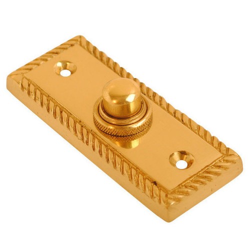Door bell push button - bell, chrome
