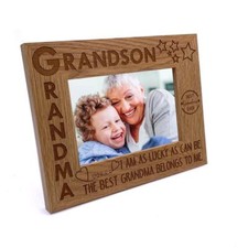 Grandma and Grandson Wooden